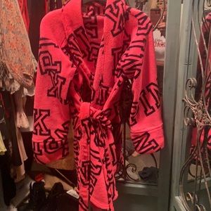 Orange/black PINK robe